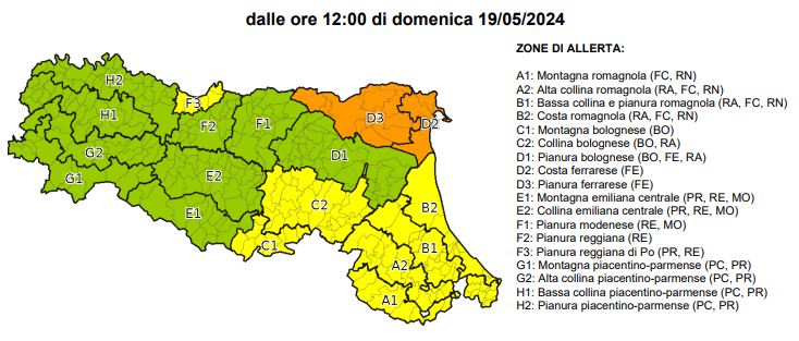 allerta meteo emilia romagna