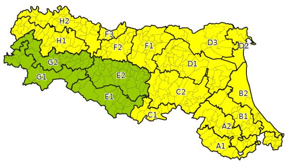 allerta meteo emilia romagna domani 15 aprile