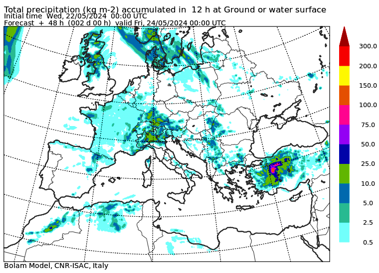allerta meteo europa giovedì 23 maggio