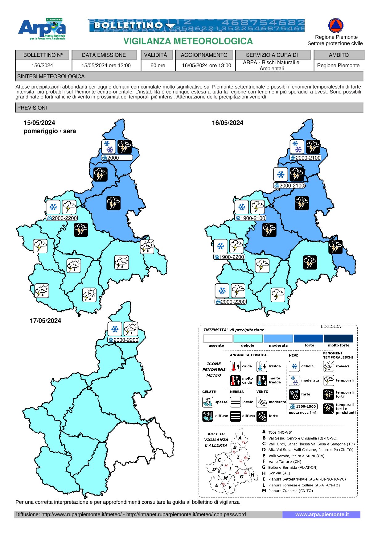 allerta meteo piemonte
