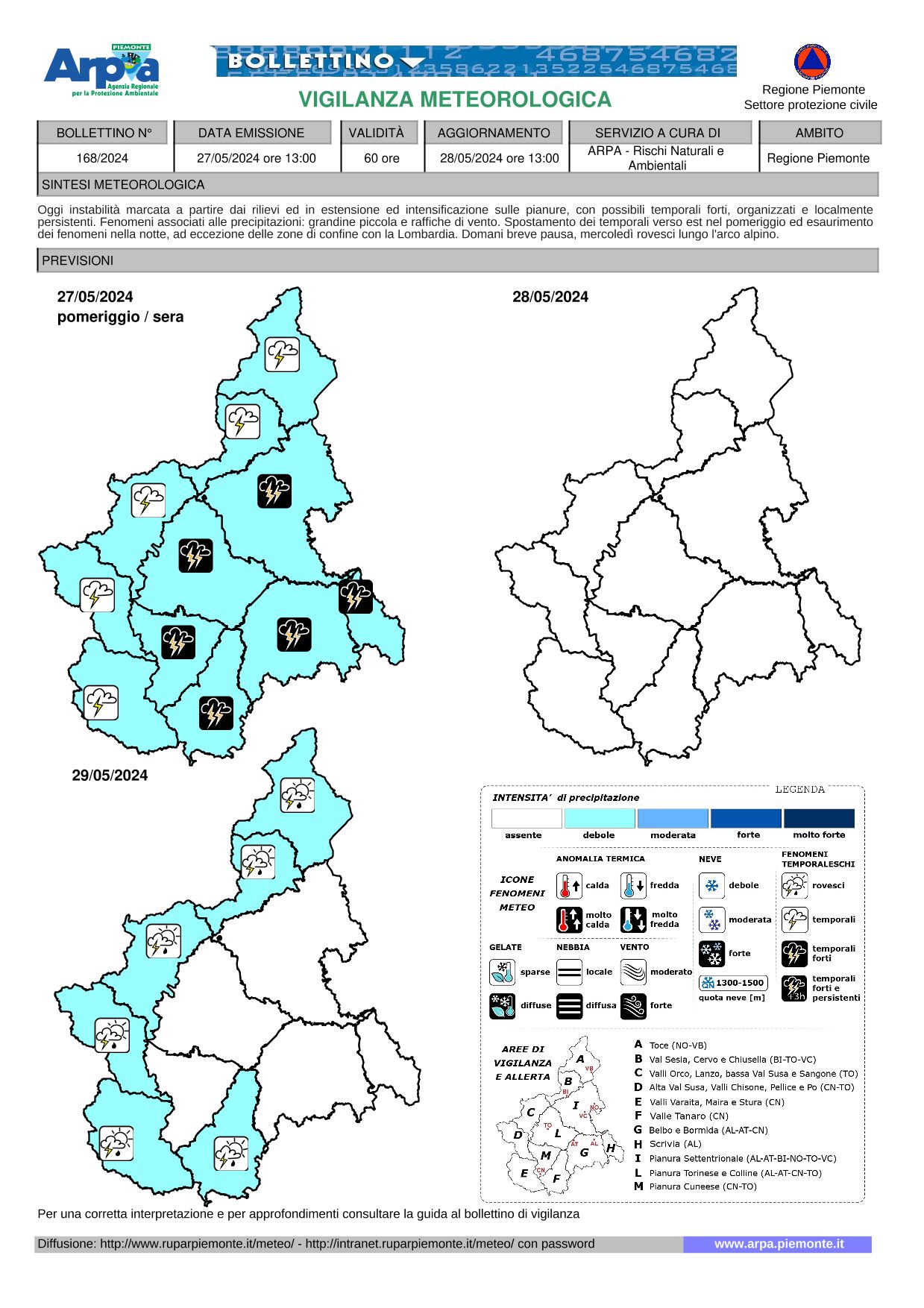 allerta meteo piemonte