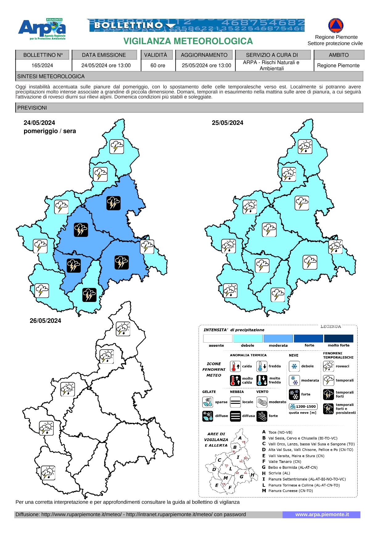 allerta meteo piemonte