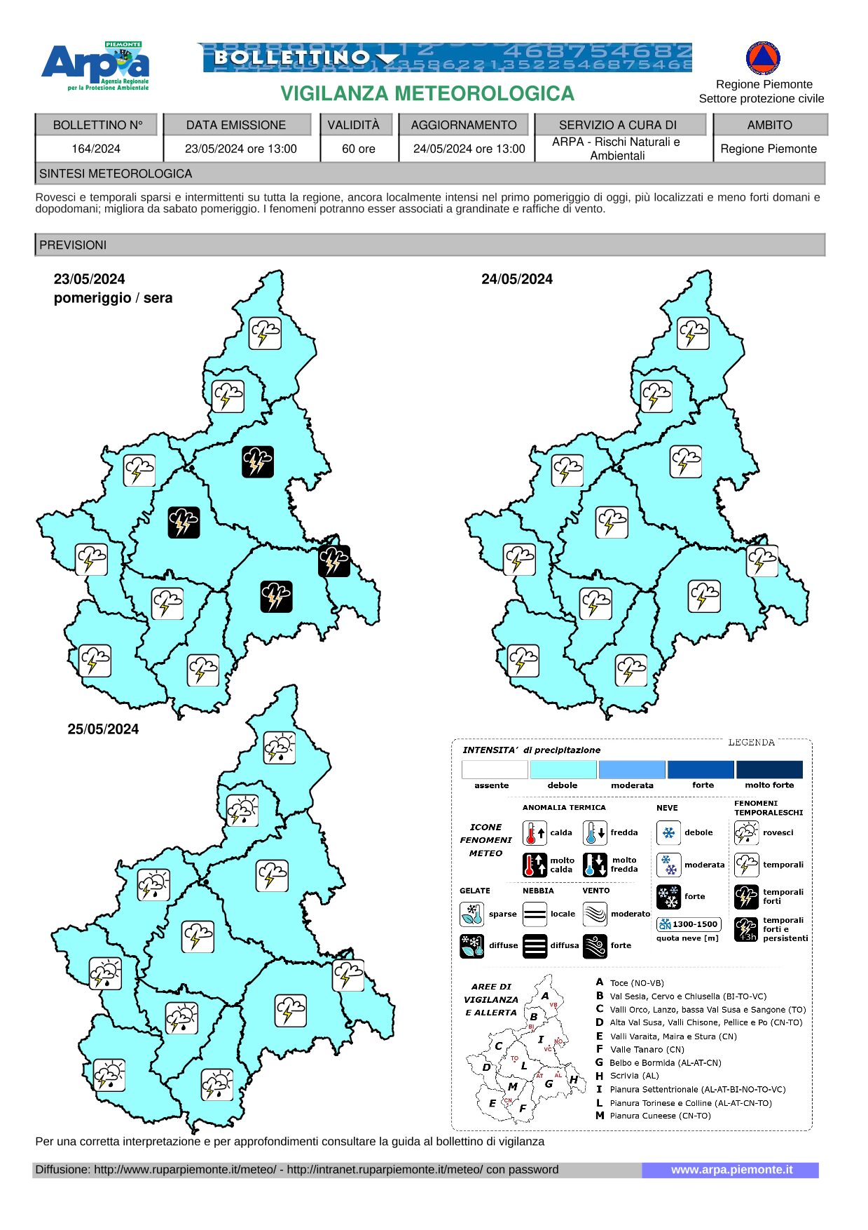 allerta meteo piemonte