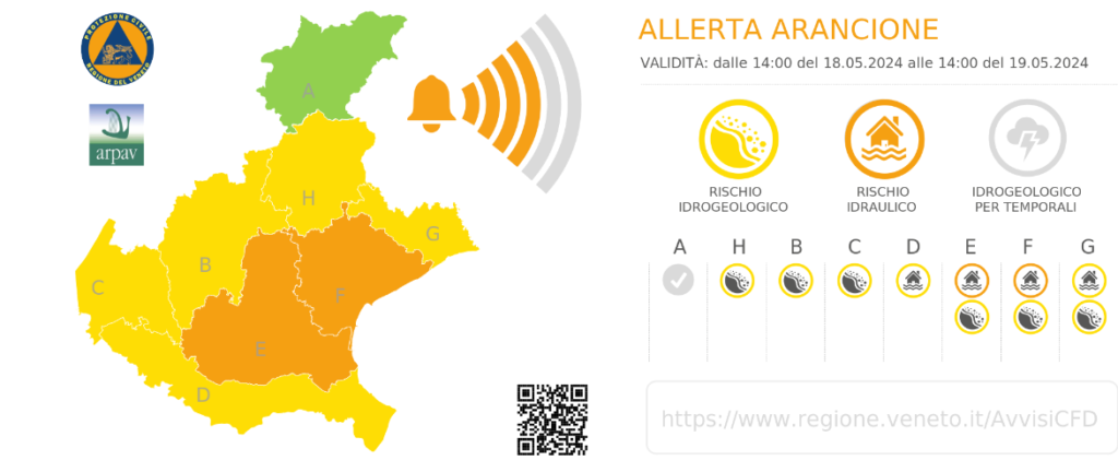 allerta meteo veneto 19 maggio