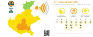 allerta meteo veneto 23 maggio