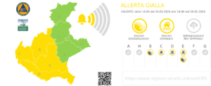 allerta meteo veneto 25-26 maggio