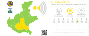 allerta meteo veneto 27 maggio