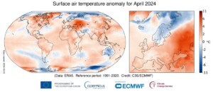 anomalia temperatura aprile 2024