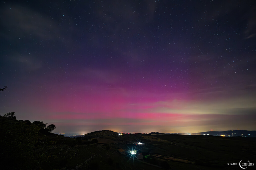 aurora boreale sicilia