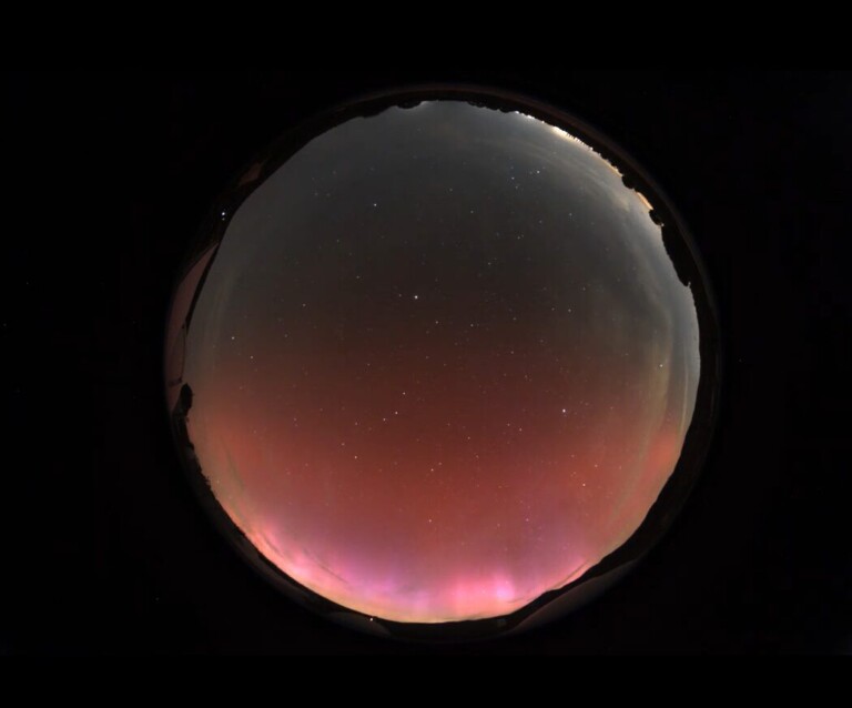 aurora polare manciano virtual telescope
