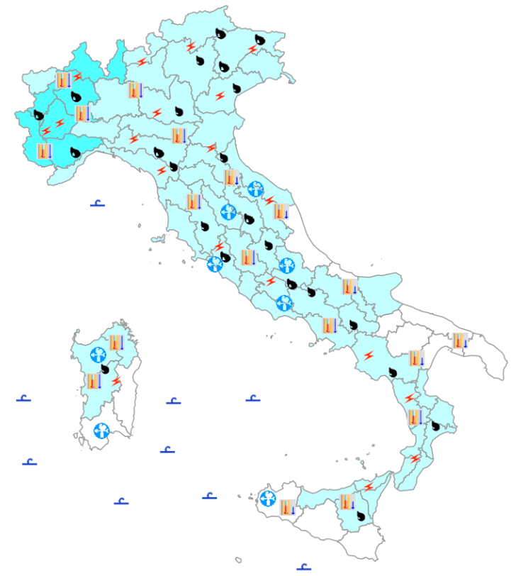 bollettino meteo protezione civile 1 maggio