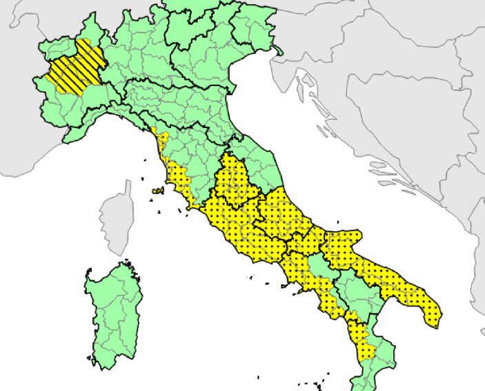 bollettino meteo protezione civile 3 maggio