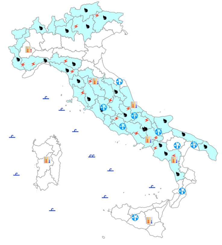 bollettino meteo protezione civile 3 maggio