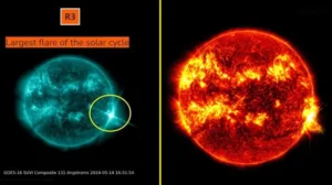 brillamento esplosione sole