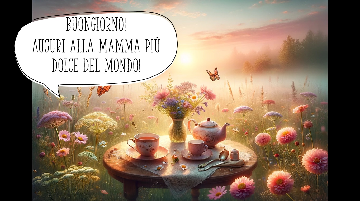 Buongiorno, Buona Festa della Mamma! Immagini e frasi per gli auguri
