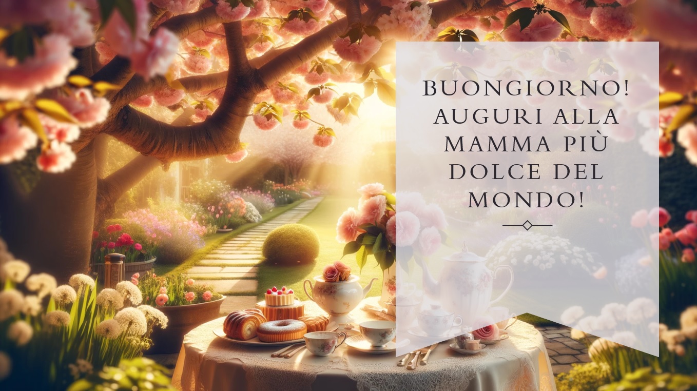 Buongiorno, Buona Festa della Mamma! Immagini e frasi per gli auguri