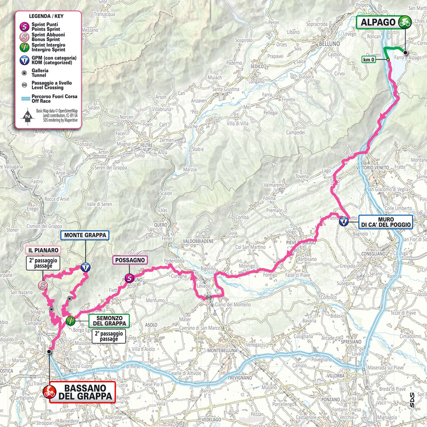 giro d'italia monte grappa