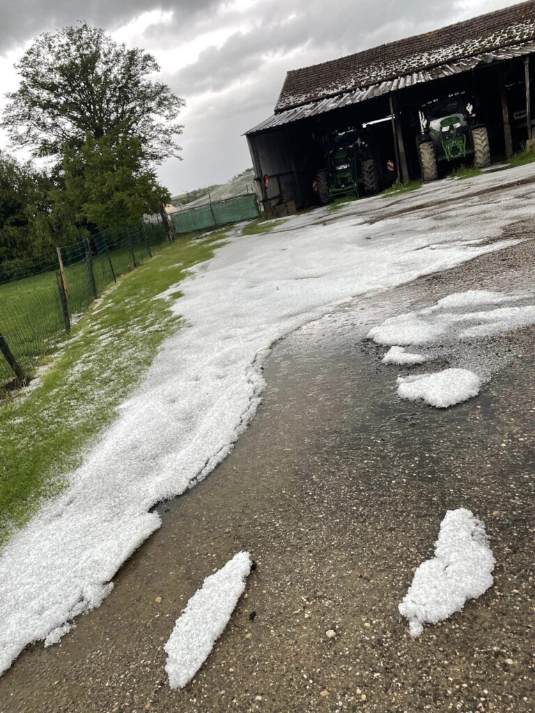 maltempo grandine Fouchécourt francia