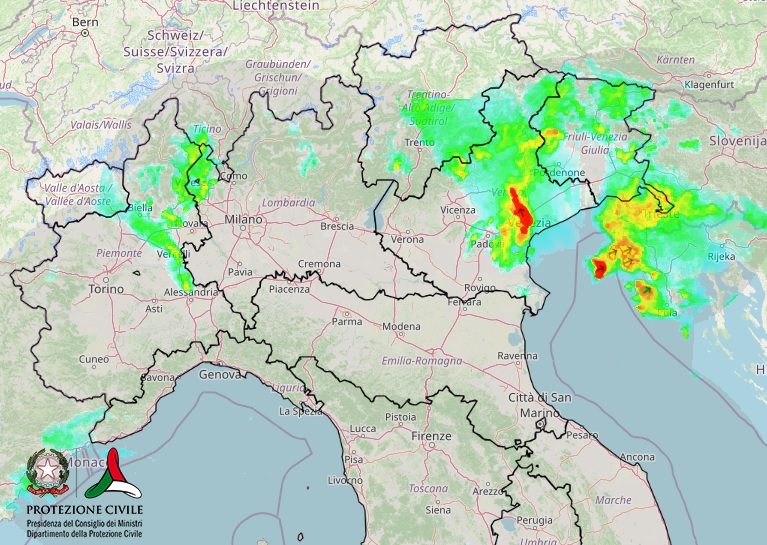 maltempo nord est veneto