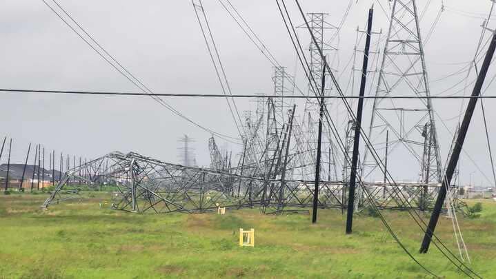 maltempo vento forte tempeste texas