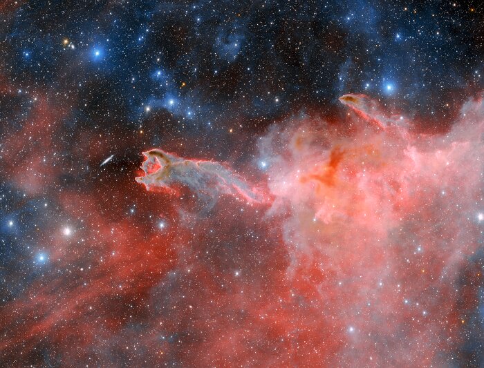 mano di dio mano cosmica spazio