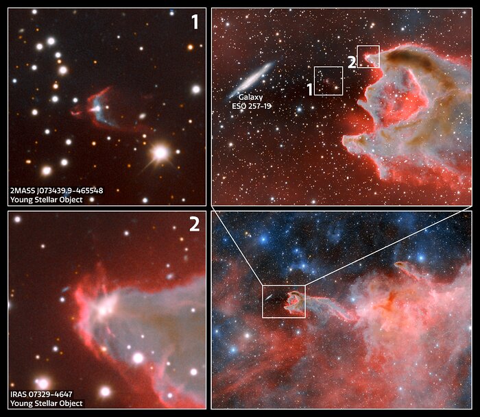 mano di dio mano cosmica spazio