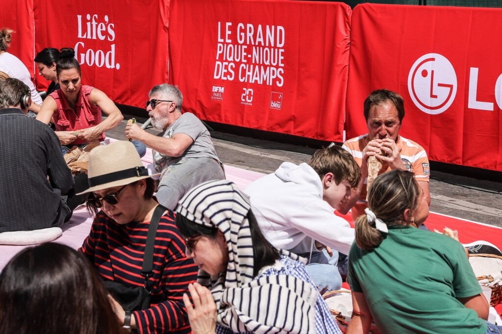picnic Champs Elysees parigi