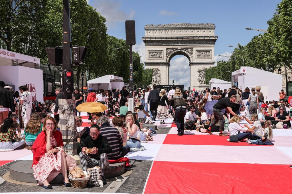 picnic Champs Elysees parigi
