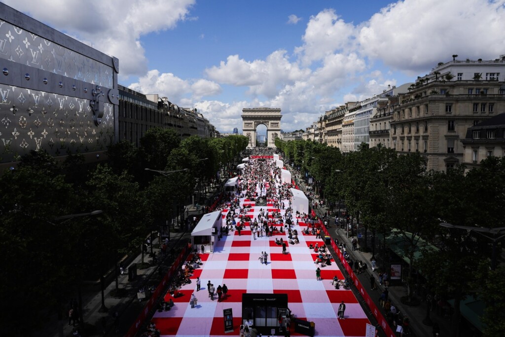 picnic Champs Elysees parigi