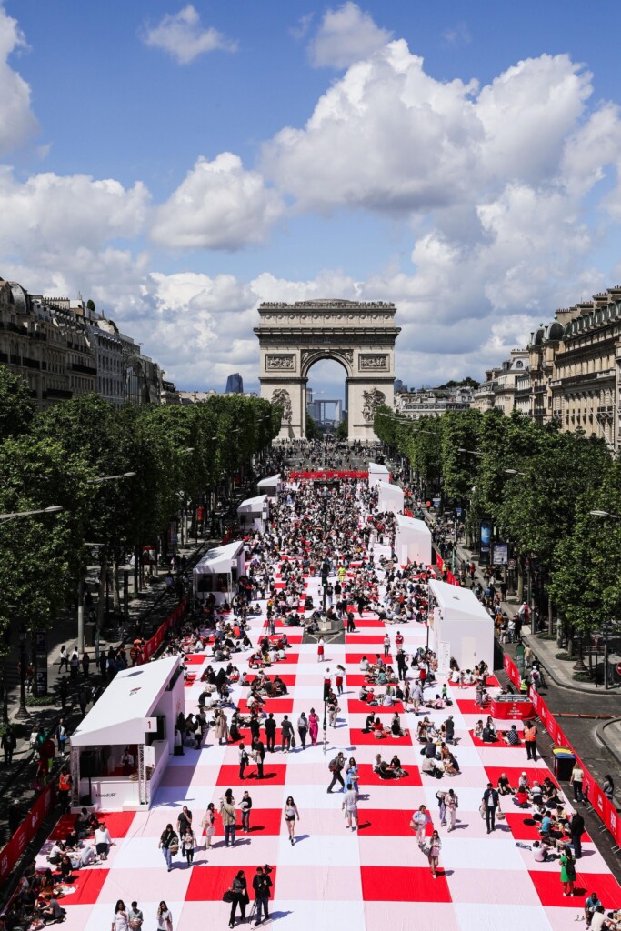 picnic Champs Elysees parigi