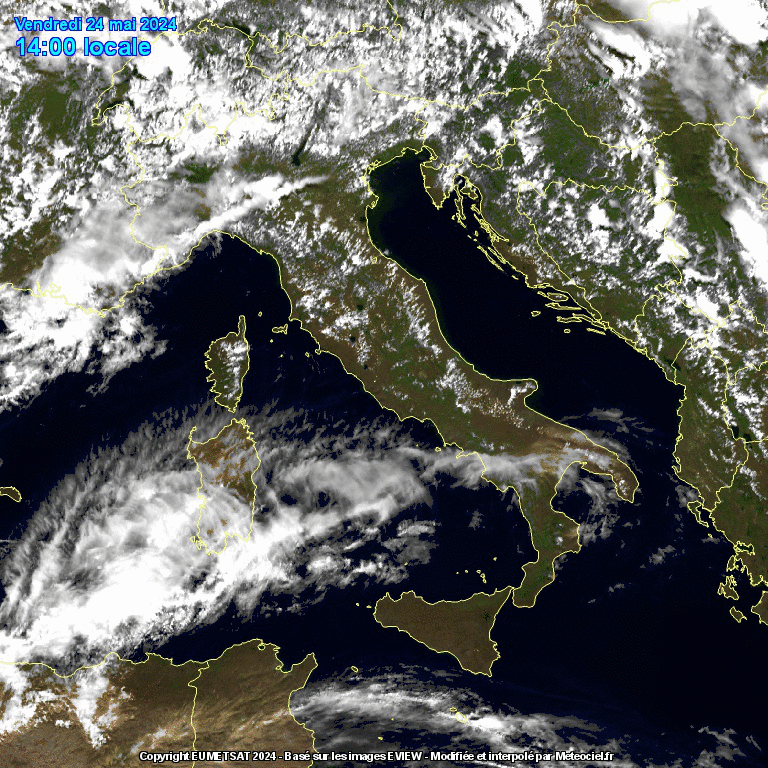 satellite meteo animato 24 maggio 2024