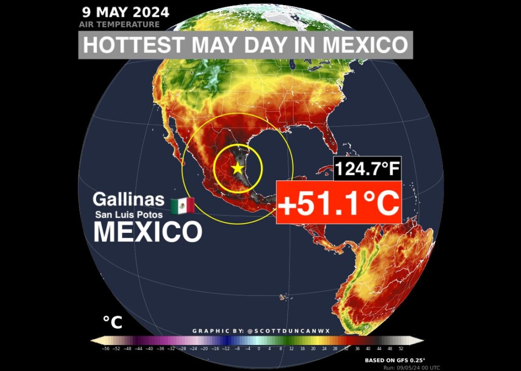 temperatura record messico