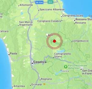 terremoto acri cosenza