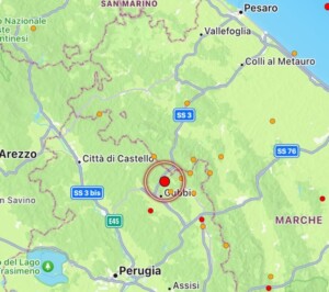 terremoto gubbio umbria