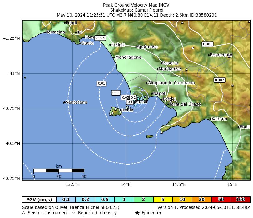 terremoto pozzuoli campi flegrei