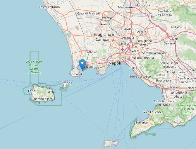 terremoto oggi napoli campi flegrei pozzuoli