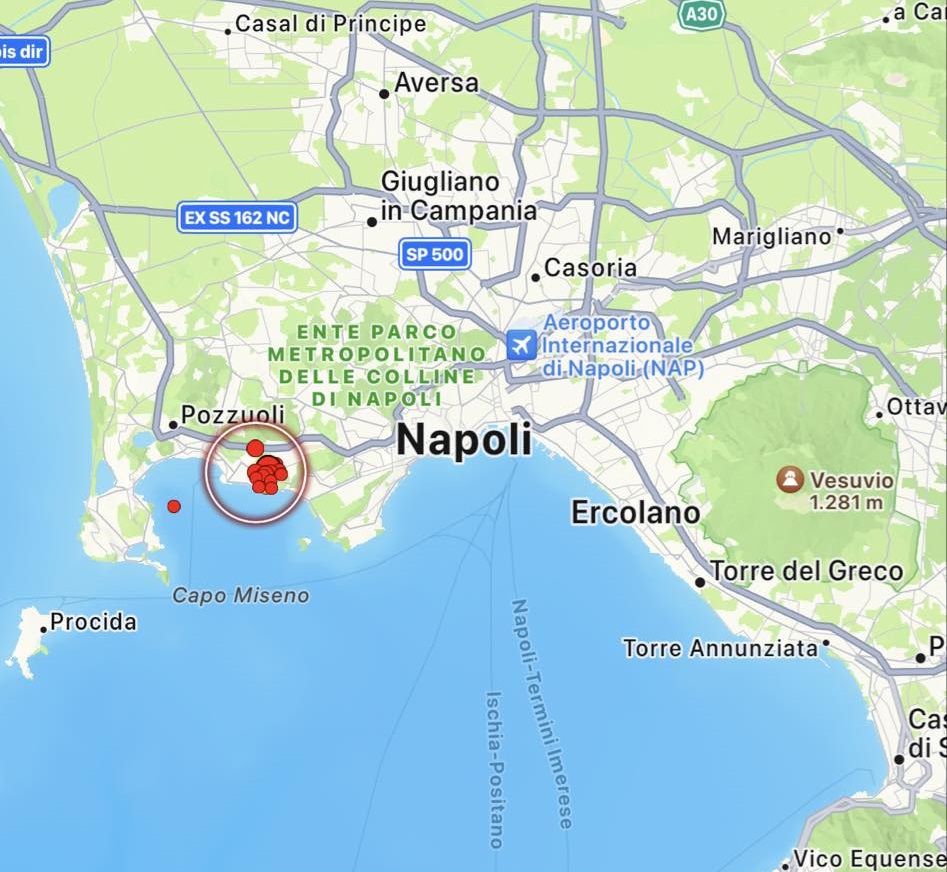 terremoto pozzuoli campi flegrei