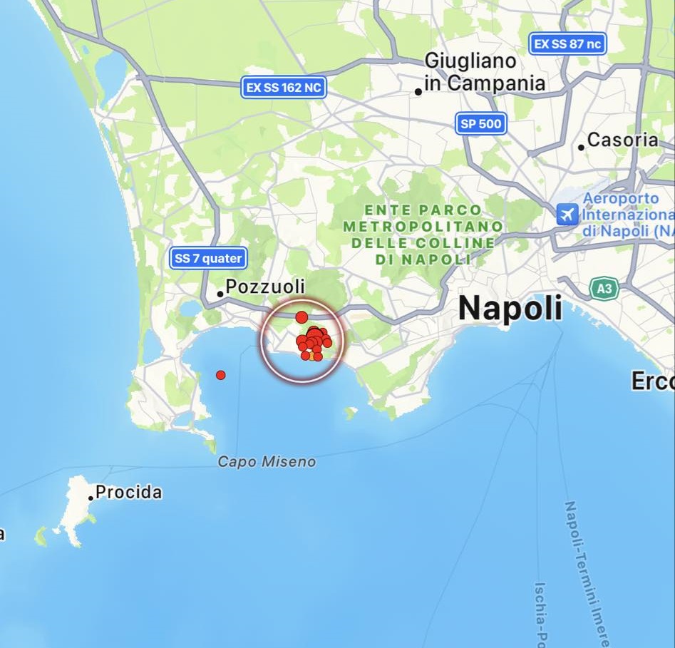 terremoto pozzuoli campi flegrei