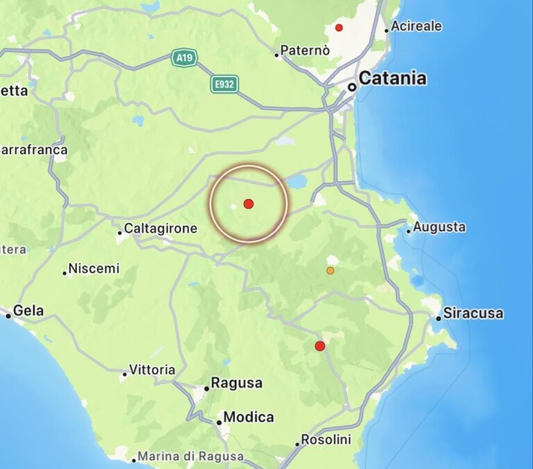 terremoto scordia sicilia