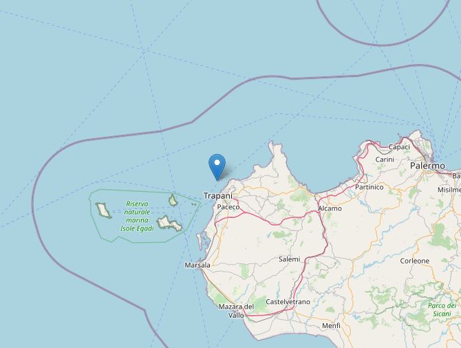 terremoto trapani oggi