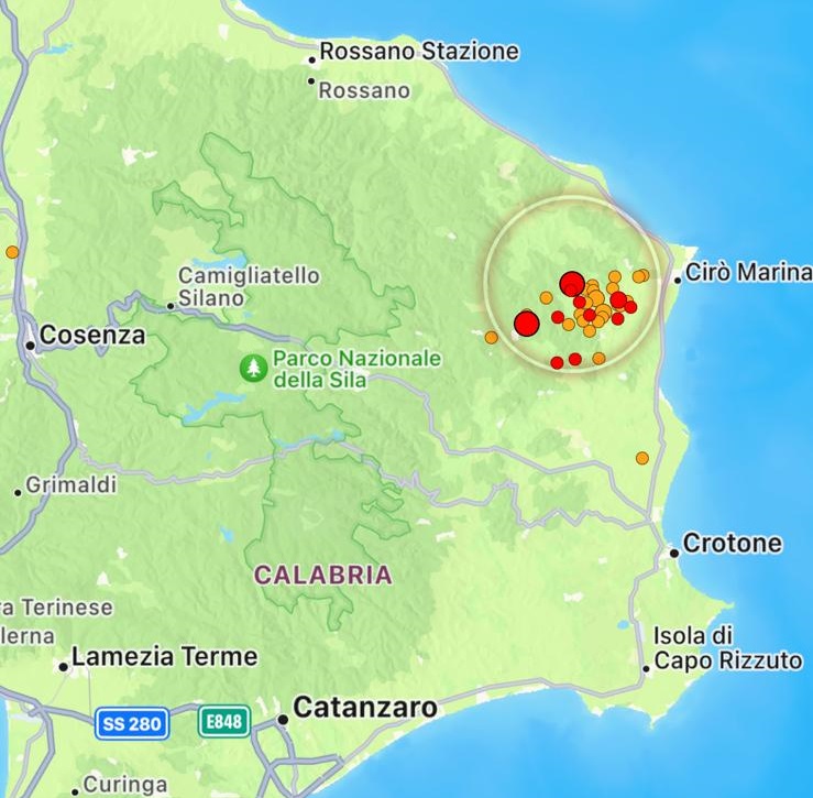 terremoto umbriatico calabria