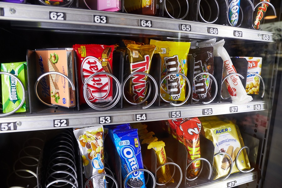 distributore snack merendine