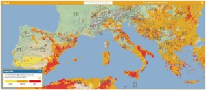 European Drought Observatory 3°decade maggio siccità