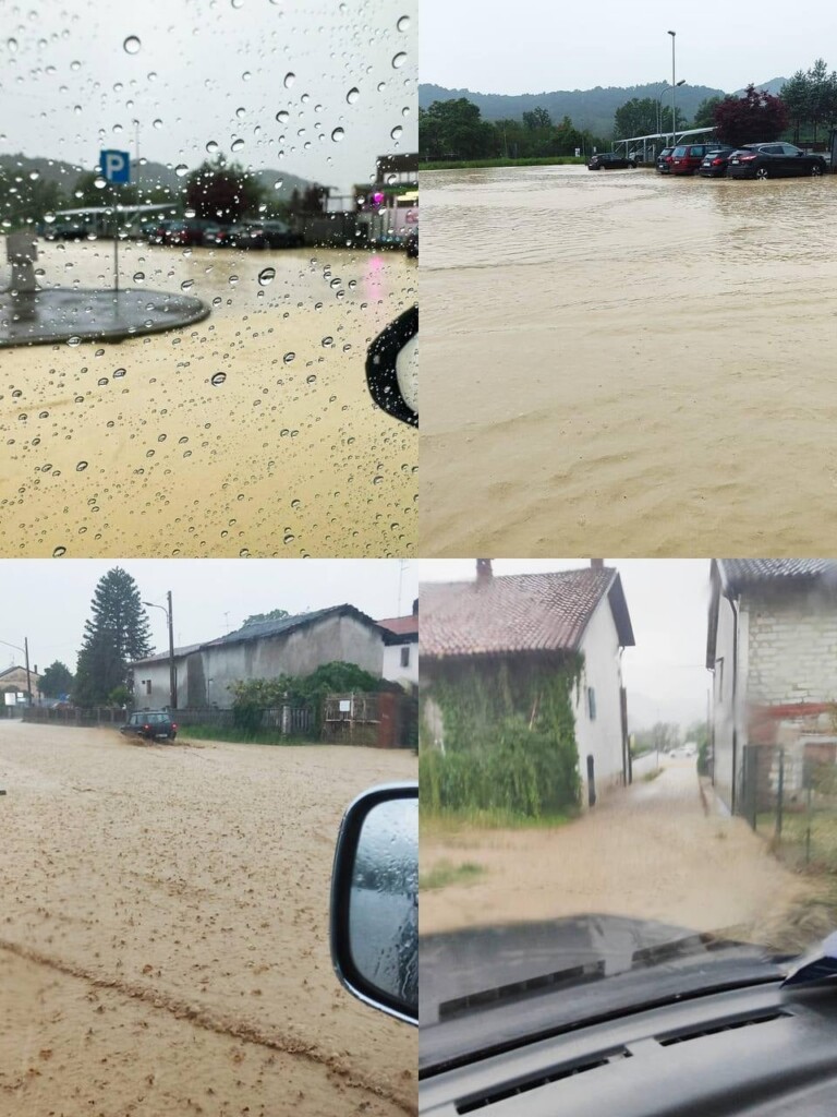allagamenti Mombello monferrato piemonte