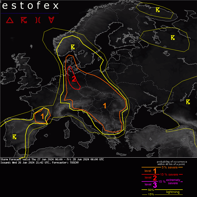 allerta meteo 27 giugno