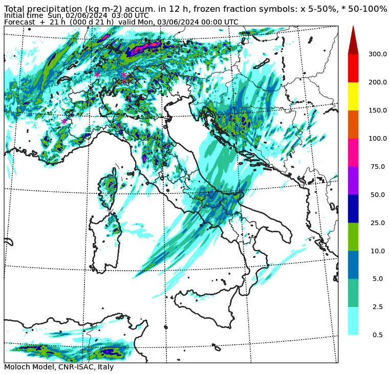 allerta meteo domenica 2 giugno pomeriggio sera
