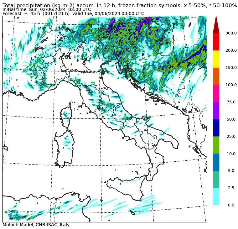 allerta meteo lunedì 3 giugno pomeriggio sera