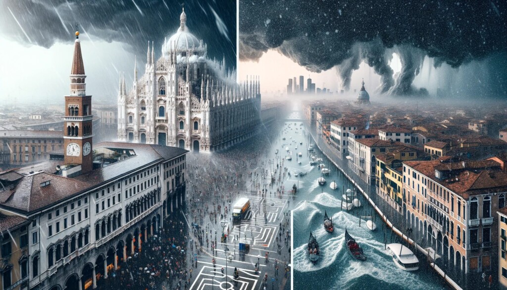allerta meteo milano venezia grandine