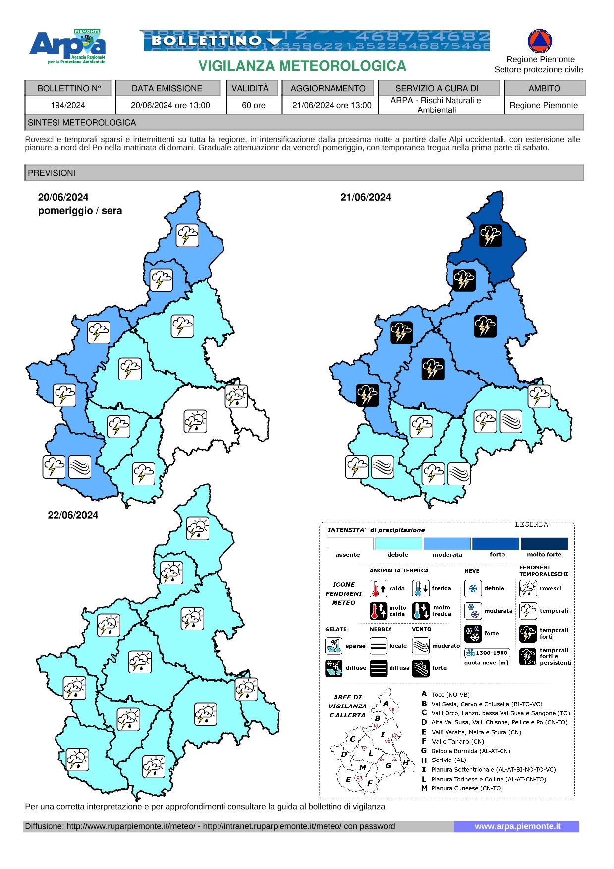 allerta meteo piemonte