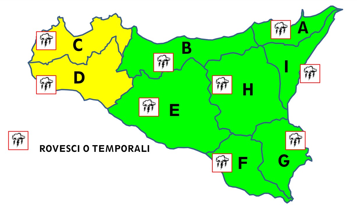 allerta meteo sicilia 25 giugno
